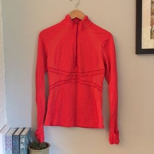 Lululemon zippered run top, size 8